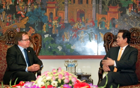 政府总理阮晋勇会见新西兰外长